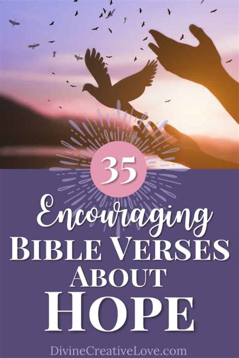 35 Encouraging Bible Verses About Hope Divine Creative Love