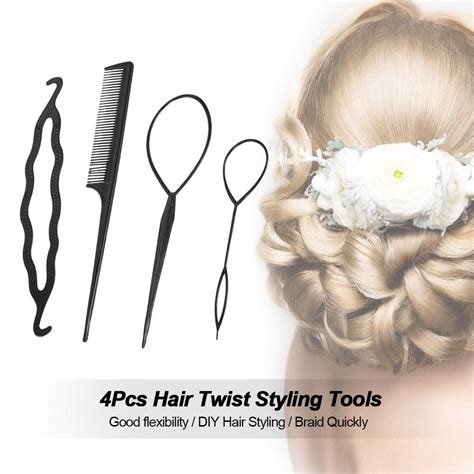 Pcs Hair Twist Styling Clip Stick Pin Bun Braid Maker Hair Accessories