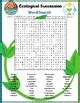 ECOLOGICAL SUCCESSION Word Search 42 Hidden Words STAAR Prep