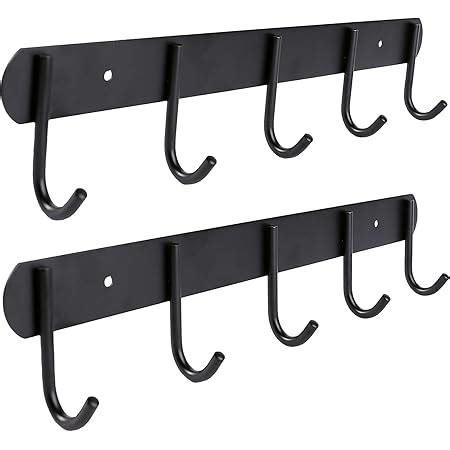 Glazievault Coat Racks For Wall Stainless Steel Coat Hooks Pack