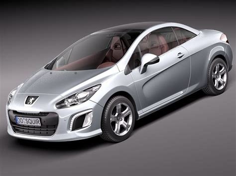 3d peugeot 308 cc convertible