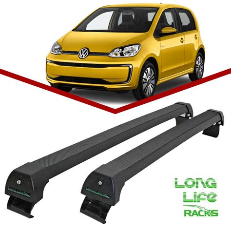 Rack Bagageiro Volkswagen Up Longlife Aluminio Preto Sports E Portas