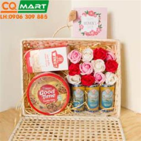 CQ Mart Food Wine Hộp quà tặng 8 3 MS5