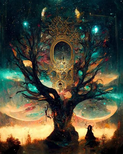 Pin By Angela Baker On Awesome Art Black Art Painting Tree Of Life