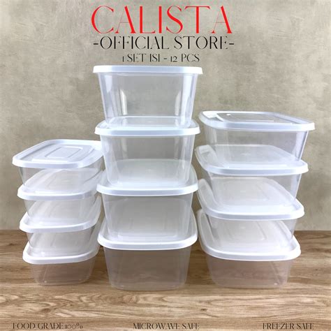 Jual FOOD KONTAINER CONTAINER SET TOPLES KOTAK CALISTA RUMOI BENING