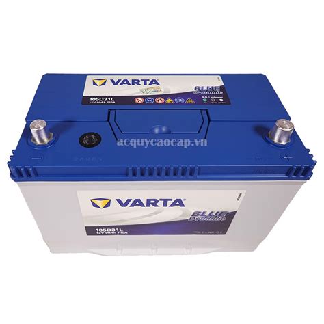 Ắc quy Varta 105D31L 12V 90AH giá bán tốt nhất tại Acquycaocap vn