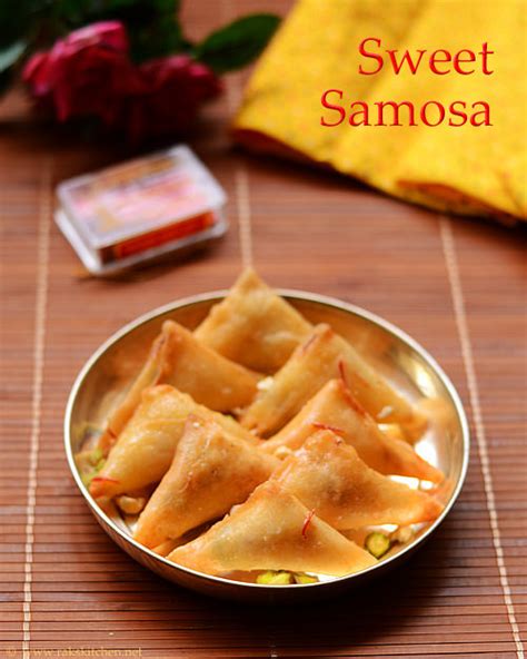 Easy sweet samosa recipe | Holi Recipes - Raks Kitchen