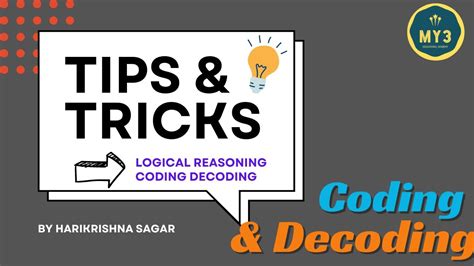 Aptitude Made Easy By Mr Harikrishna Sagar Coding Decoding Tricks