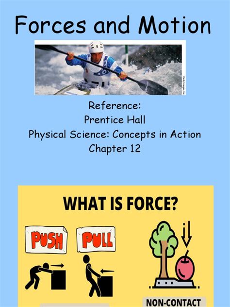 Forces And Motion1 PDF Force Friction Worksheets Library