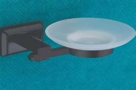 Stainless Steel Matte Black SS Single Soap Dish, Material Grade: SS304, Size: 10cm at Rs 804 in ...