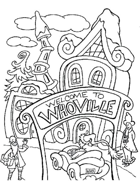 Christmas Village Coloring Pages at GetColorings.com | Free printable colorings pages to print ...