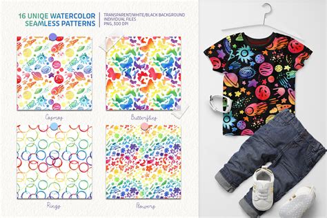 Ultimate Rainbow Pattern Collection - Design Cuts