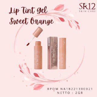 Jual Lip Tint Gel Sr Sweet Orange Tekstur Ringan Awet Tahan Lama