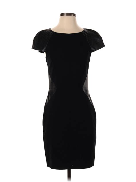 Erin Solid Black Cocktail Dress Size 4 50 Off Thredup