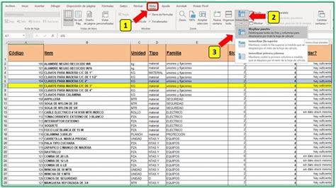 Cómo inmovilizar filas o columnas en Excel El Tío Tech 2024