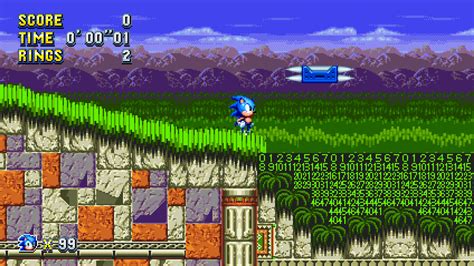 Marble Garden Zone Over Ghz Sonic Mania Works In Progress