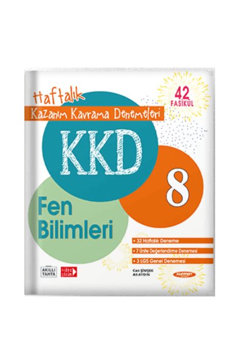 Kurmay Yayınları Kkd 8 sınıf Fen Bilimleri Haftalık Kazanım Kavrama