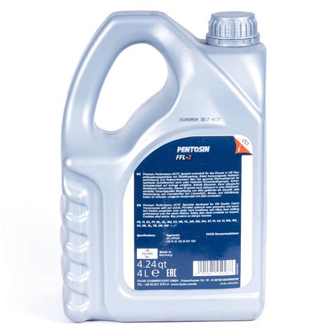 Масло за автоматична скоростна кутия Fuchs Titan Pentosin FFL-2 4л ...