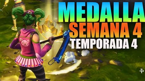 Localizaci N De La Medalla De La Semana Temporada Fortnite