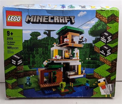 Lego Minecraft The Modern Treehouse Building Kit Pieces