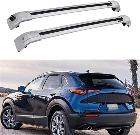 2 x Auto Querträger Dachträger für Mazda CX 30 SUV 2020