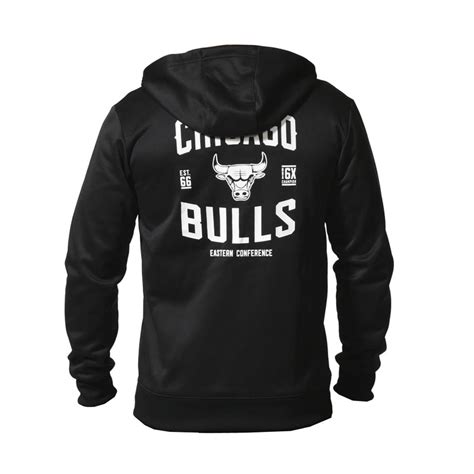 Adidas Nba Sudadera Chicago Bulls Fan Wear Negro