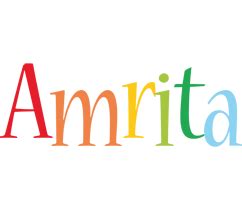 Amrita Logo | Name Logo Generator - Smoothie, Summer, Birthday, Kiddo, Colors Style