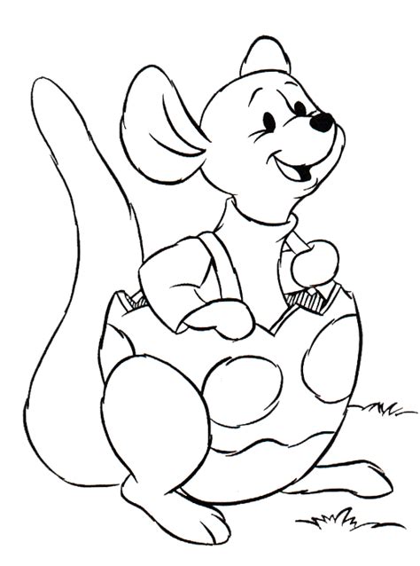 coloring roo pages kanga pooh winnie disney clipart walt characters