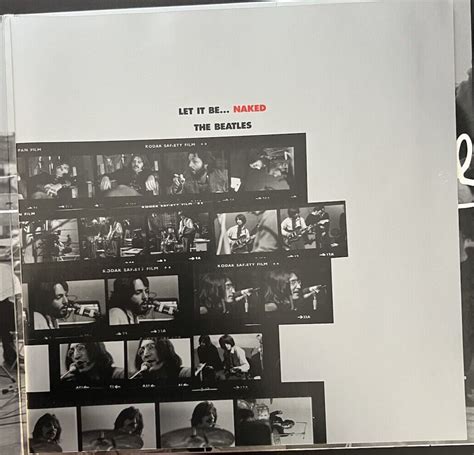 Let It Be Naked By The Beatles Vinyl 2003 Parlophone Apple Book