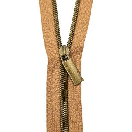 Natural Nylon Antique Coil Zippers Yards With Pulls