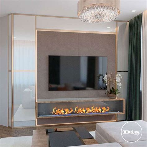 Гостиная камин под телевизором | Home decor, Home, Decor