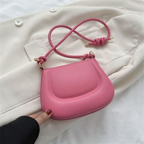 Solid Color Pu Leather Messenger Bag Underarm Bag Shoulder Bag Crossbody Bags Ebay