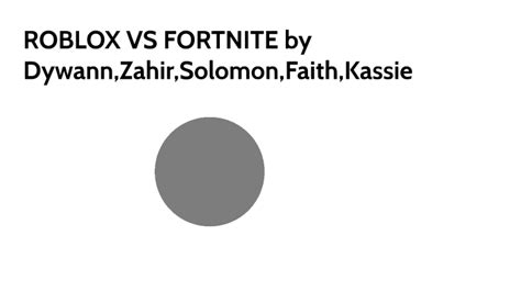 FORTNITE VS ROBLOXS by Dywann Daniels on Prezi