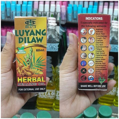 MCI LUYANG DILAW LUYA Herbal Oil 60ml Shopee Philippines