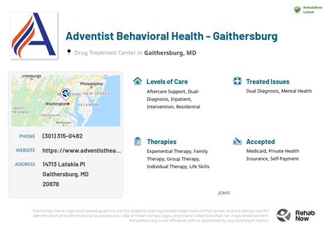 Adventist Behavioral Health - Gaithersburg • Rehab in Maryland