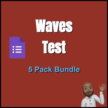 Waves Unit Physics Calculation Test Google Form Quiz Pack Tpt