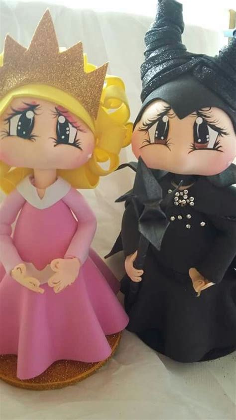 Fofuchas Princesas Disney Ideias Para Artesanato Bonecas Em Eva 3d