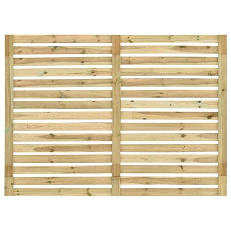 Vidaxl panneau de clôture de jardin bois de pin imprégné 180 x 180 cm