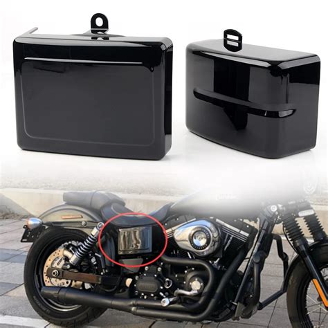 Battery Side Covers For Harley Dyna Fat Street Bob Low Rider Super Wide