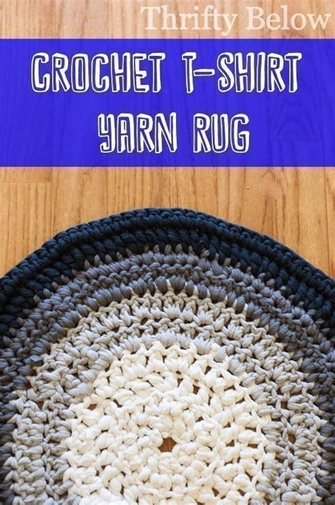 Crochet T Shirt Yarn Rug · How To Make A Rag Rug · Yarncraft on Cut Out ...