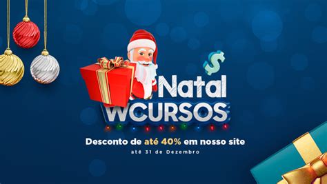 Promoção de Natal WCursos WCursos Preparatório para Concursos