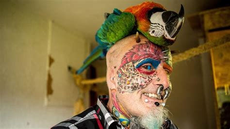 Ted Richards Englishman Cuts Off Ears To Look Like A Parrot News