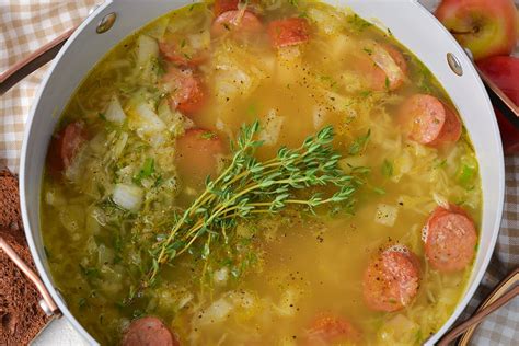 Sausage And Sauerkraut Soup Recipe Savory Experiments