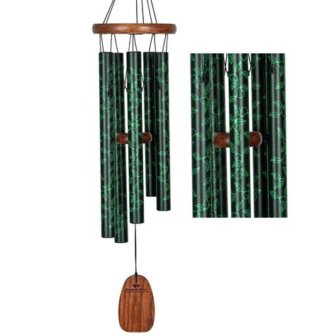 Woodstock Chimes Signature Woodstock Garden Chime 24 In Ivy Green