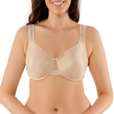 Formfit By Triumph Women S Smooth Minimiser Bra Beige Size 20c Big W