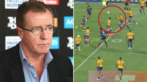 Mitchell Moses Pass Nrl Boss Graham Annesley Admits Referees Error That Cost North Queensland