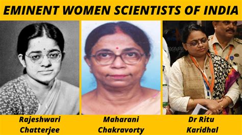 Eminent Women Scientists Of India And Their Contributions - Starry Stories