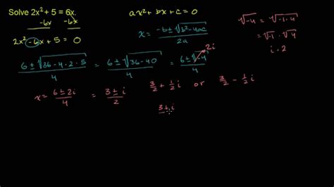 How To Solve Quadratic Equations Using Imaginary Numbers Tessshebaylo