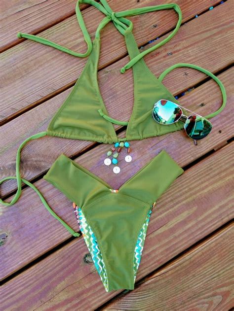 Green Olive Pleasure Won T You Look Great In This Bikini And It S