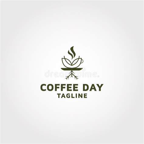 Coffee Day Logo Design Templates Stock Vector - Illustration of leisure, design: 189968383